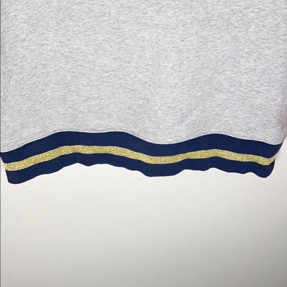 Fila Rafaella gold sparkle colorblock sweatshirt size M - Picture 7 of 10